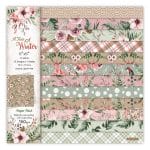 12 by 12 inch Scrapbooking paper pack - A taste of Winter (24 sheets)