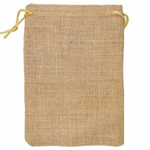 Jute Pouch / Potli for Decoupage or Painting (3 by 4 inch) - Single piece