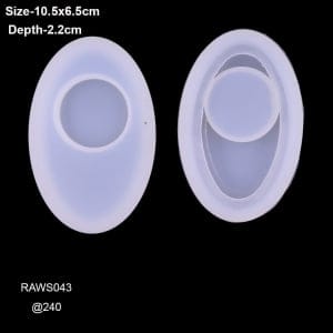 Pebble Tealight Holder Silicone Mould