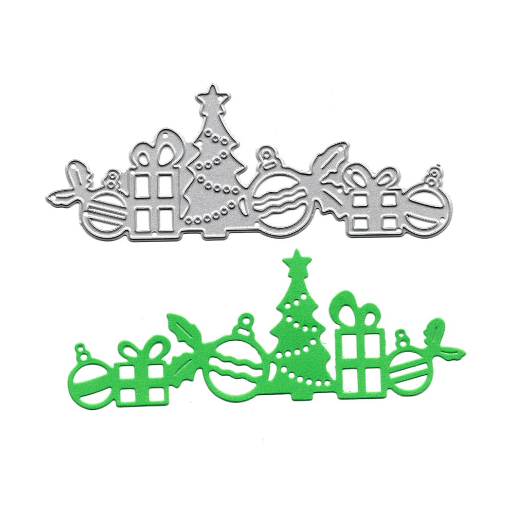 Steel Dies - Christmas Mantle XY872 steel cutting dies CraftAdda Steel Dies - Christmas Mantle