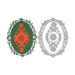 Steel Dies - Ornate Oval Frames (Set of 3 dies) (XY896)
