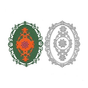 Steel Dies - Ornate Oval Frames (Set of 3 dies) (XY896)