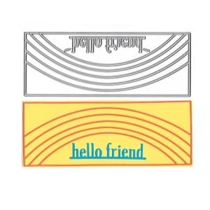 Steel Cutting Dies - Slimline - Rainbow