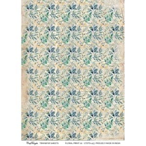 CrafTangles A4 Transfer It Sheets - Floral Print 20