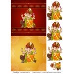 CrafTangles A4 Transfer It Sheets - Ganpati Bappa 4