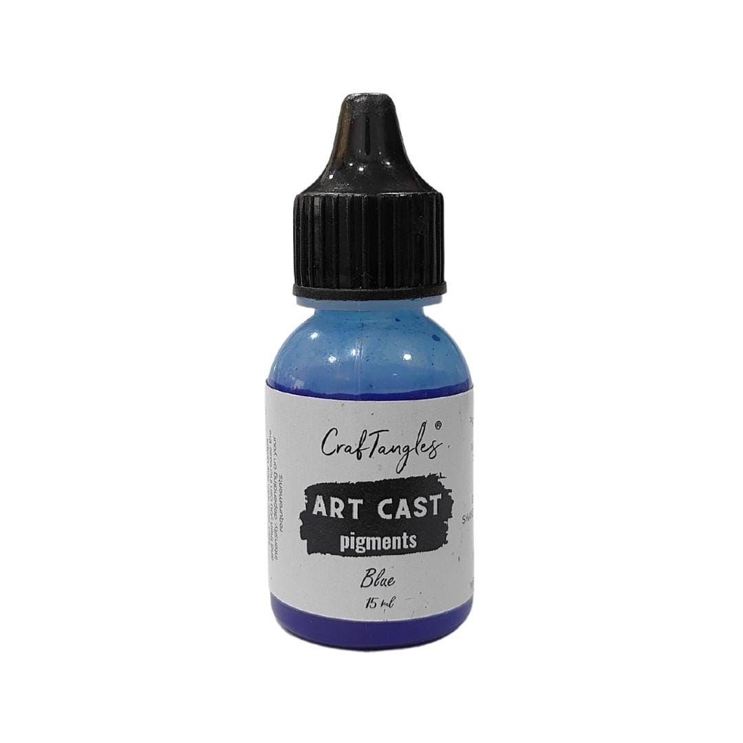 CrafTangles Art Cast Pigment (Jesmonite Alternative/ Eco Friendly Resin Alternative) (15 ml) - Blue CrafTangles Art Cast Pigment Blue CrafTangles Art Cast Pigment (Jesmonite Alternative/ Eco Friendly Resin Alternative) (15 ml) - Blue
