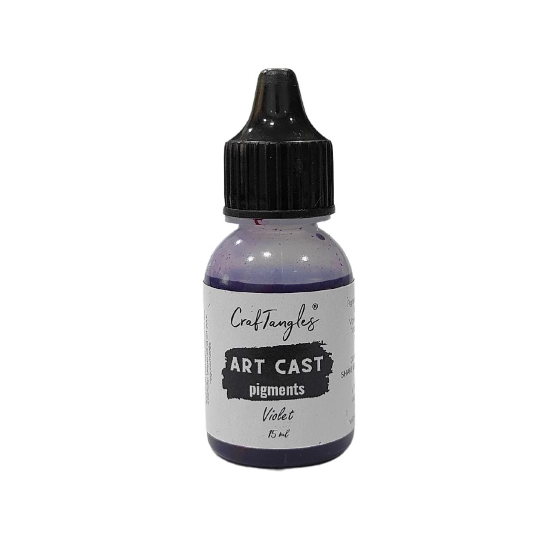 CrafTangles Art Cast Pigment (Jesmonite Alternative/ Eco Friendly Resin Alternative) (15 ml) - Violet CrafTangles Art Cast Pigment Violet CrafTangles Art Cast Pigment (Jesmonite Alternative/ Eco Friendly Resin Alternative) (15 ml) - Violet