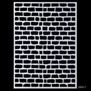 A5 Stencil - Bricks