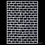 A5 Stencil - Bricks