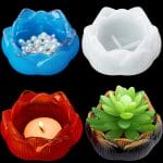 Lotus Tealight Holder Silicone Mould