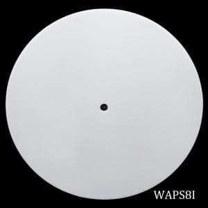 White Acrylic Clock Base - Circle (8 inches)