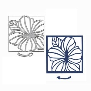 Steel Background Dies - Floral Frame (XY1065)
