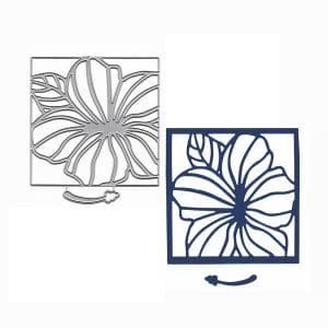 Steel Background Dies - Floral Frame (XY1065)
