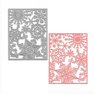 Steel Background Dies - Snowflakes Grid (XY354)
