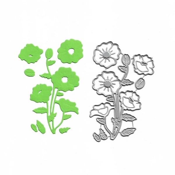 Steel Cutting Dies - Decorative flowers (Set of 3 dies)