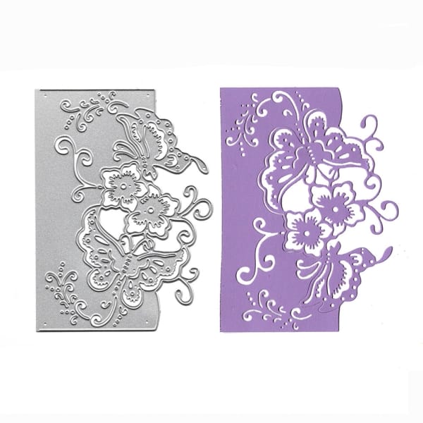 Steel Border Dies - Butterflies Edge