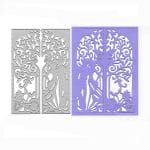 Steel Background Dies - Wedding Flap (XY862)