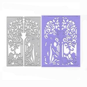 Steel Background Dies - Wedding Flap (XY862)