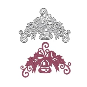 Steel Dies - Christmas Bell with Holly