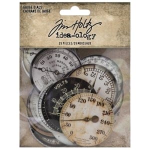 Tim Holtz Ideaology Gauge Dials 39/Pkg