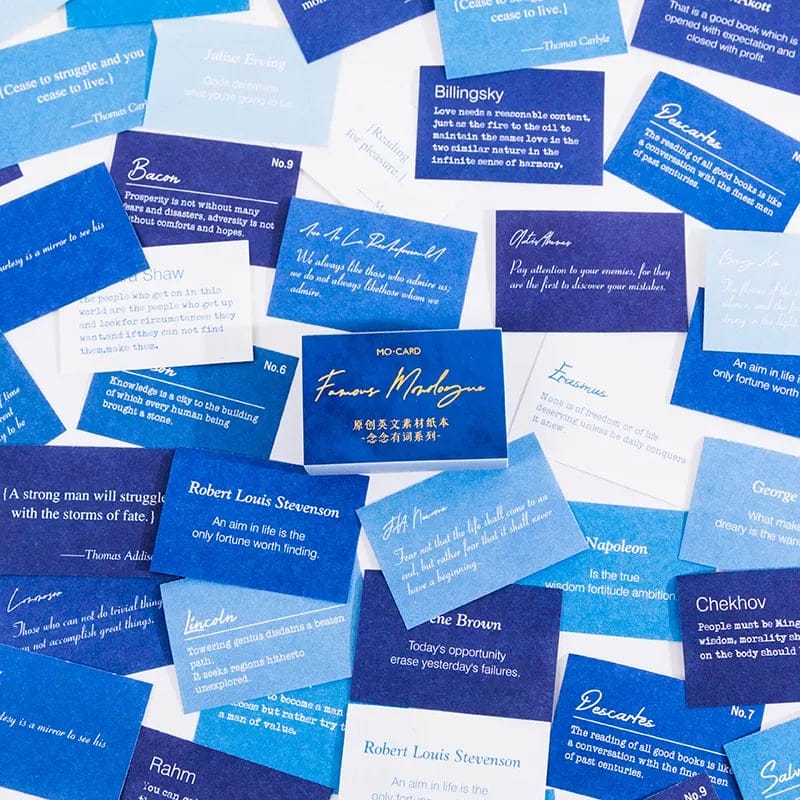 Journal Ephemera Quotes Pack (100 pcs) - Famous Monologue 100pcs quotes journalling MMK12E103B Journal Ephemera Quotes Pack (100 pcs) - Famous Monologue