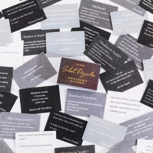 Journal Ephemera Quotes Pack (100 pcs) - Silent Projection