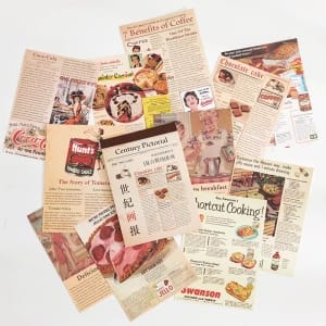 Vintage Journalling Pattern Paper Booklet - Century Pictorial