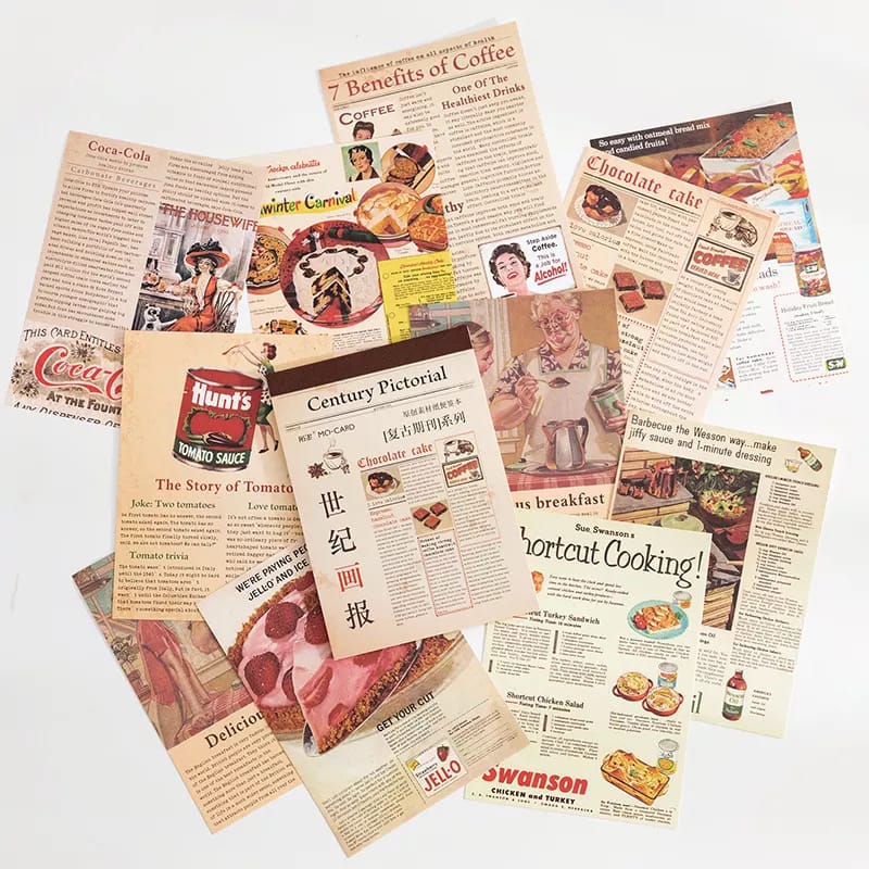 Vintage Journalling Pattern Paper Booklet - Century Pictorial ...