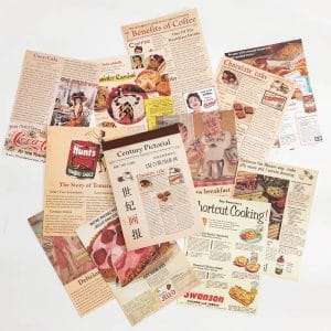 Vintage Journalling Pattern Paper Booklet - Century Pictorial