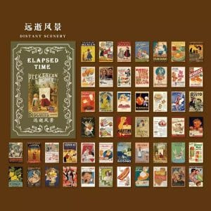 Journal Ephemera Pack (50 pcs) - Elapsed Time