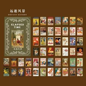 Journal Ephemera Pack (50 pcs) - Elapsed Time