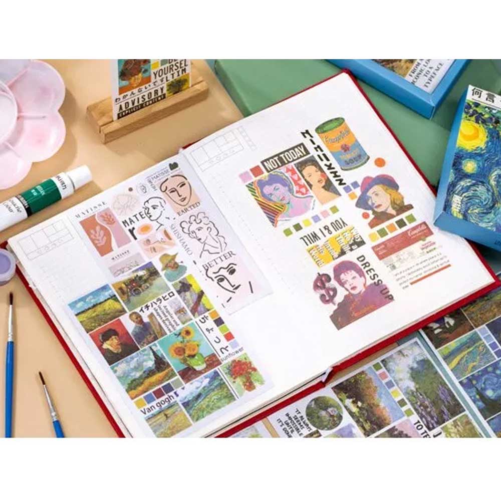 Journalling Sticker book with Elements (50 Sheets) - Daily Carnival 50sheets journalling elements YXTZ0384 1 50sheets_journalling_elements_YXTZ0384_1