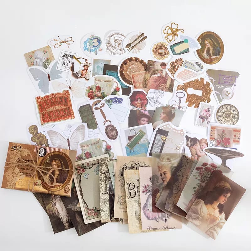 Journal Ephemera Pack (60 pcs) - Design 3 60pcs ephemera pack TS06E049 Journal Ephemera Pack (60 pcs) - Design 3