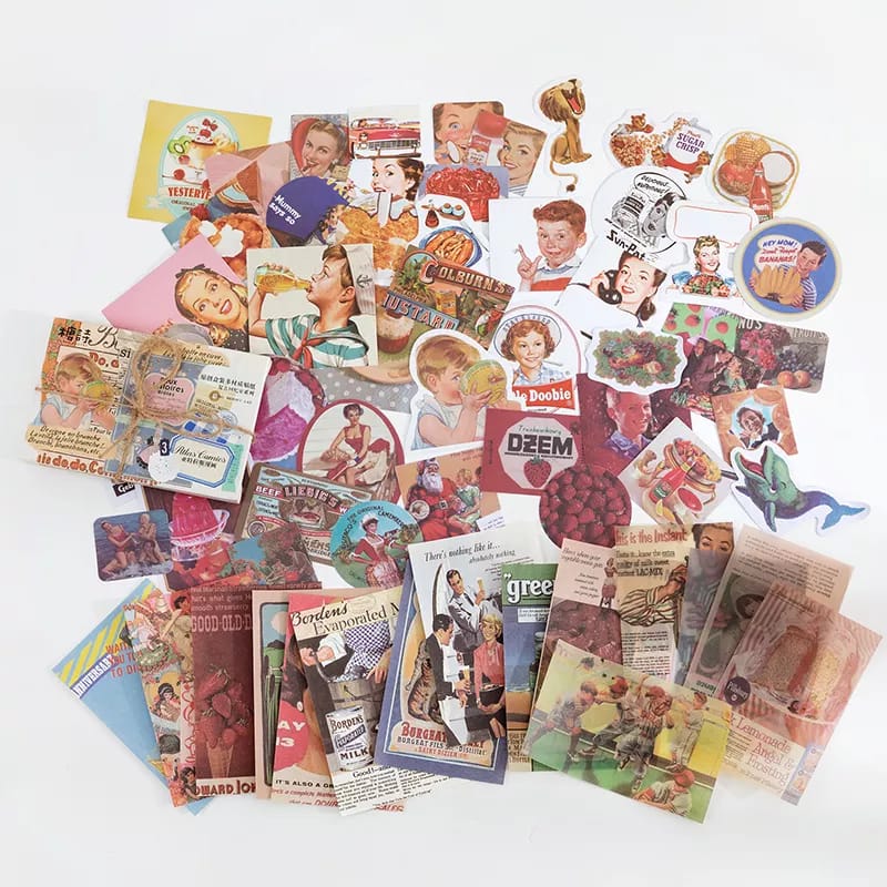 Journal Ephemera Pack (60 pcs) - Design 4