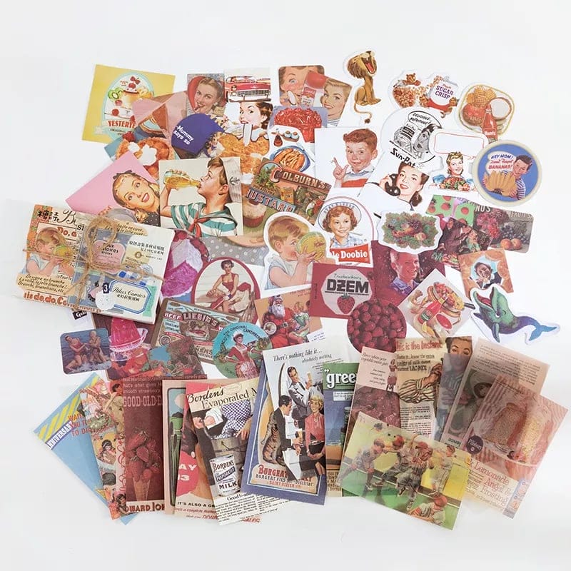 Journal Ephemera Pack (60 pcs) - Design 4 60pcs ephemera pack TS06E050 Journal Ephemera Pack (60 pcs) - Design 4