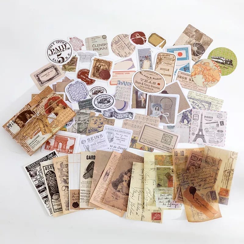 Journal Ephemera Pack (60 pcs) - Design 5 60pcs ephemera pack TS06E051 Journal Ephemera Pack (60 pcs) - Design 5