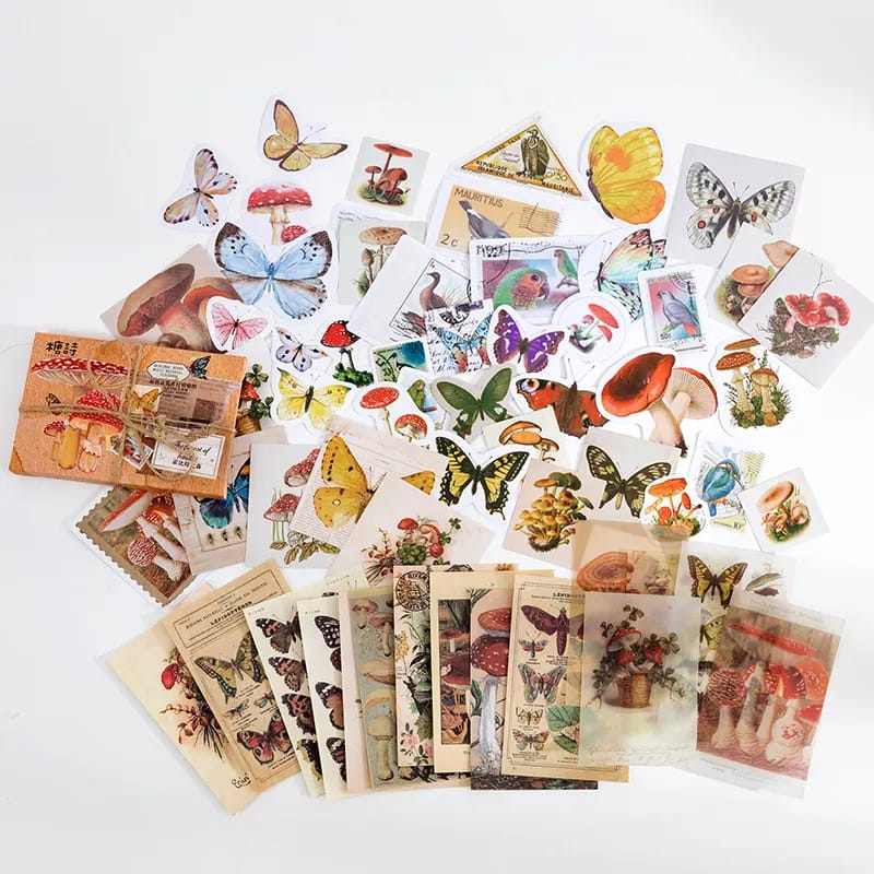 Journal Ephemera Pack (60 pcs) - Design 6 60pcs ephemera pack TS06E052 Journal Ephemera Pack (60 pcs) - Design 6