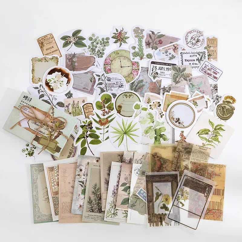Journal Ephemera Pack (60 pcs) - Design 7 60pcs ephemera pack TS06E053 Journal Ephemera Pack (60 pcs) - Design 7