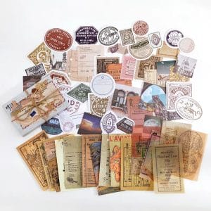 Journal Ephemera Pack (60 pcs) - Design 8