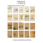 Vintage Journalling Pattern Paper Booklet - Vintage Letters