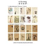 Vintage Journalling Pattern Paper Booklet - Old TImes