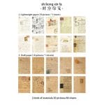 Vintage Journalling Pattern Paper Booklet - Travel Notes