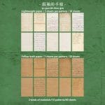 Vintage Journalling Pattern Papers (60 sheets) - Hugo's Manuscript