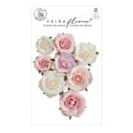 Prima Marketing Mulberry Paper Flowers - Sugar Sweet/Candy Cane Lane