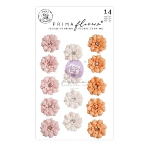 Prima Marketing Mulberry Paper Flowers - Twilight Luna