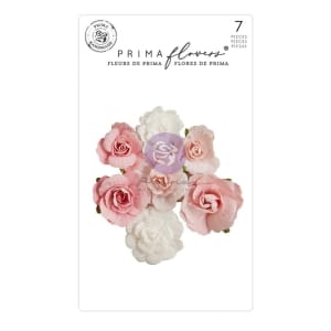 Prima Marketing Mulberry Paper Flowers - Christmas Wonderland/Candy Cane Lane