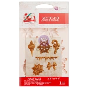 Prima Finnabair Decor Moulds 3.5"X4.5" - Candy Cane Lane