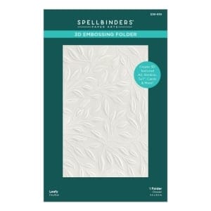 Spellbinders 3D Embossing Folder 5.5"X8.5" - Leafy