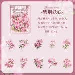 Journal Ephemera Clear PET Sticker Pack (20 pcs) – Bauhinia Yaoyao (HMJJ)