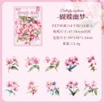 Journal Ephemera Clear PET Sticker Pack (20 pcs) – Butterfly Dreams (HMJJ)